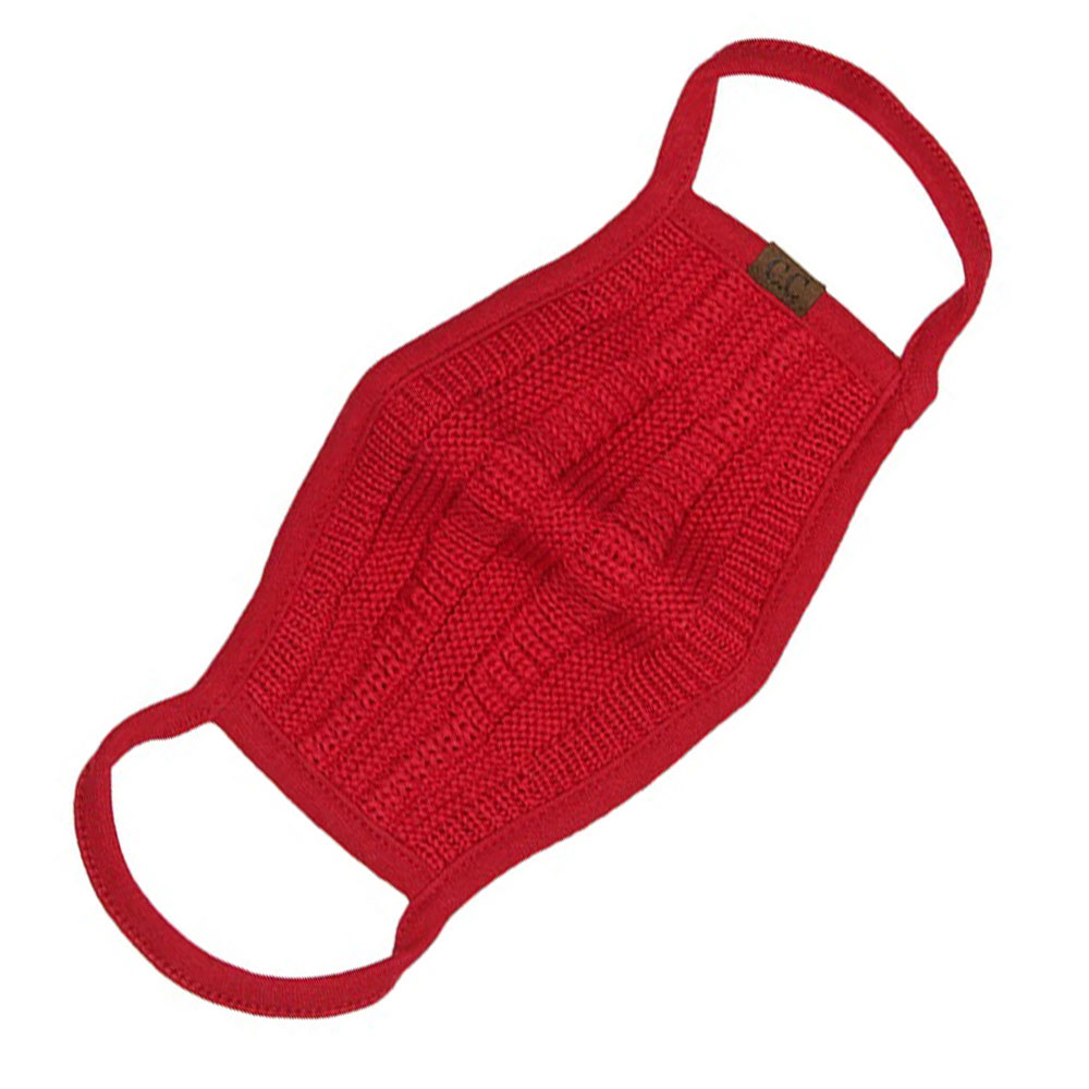 C.C Knit Face Mask with Filter Pocket