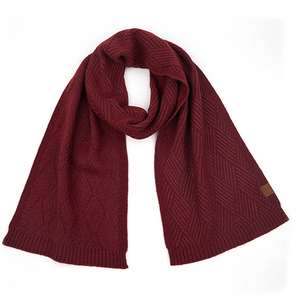 C.C Diagonal Stripes Criss Cross Pattern Scarf