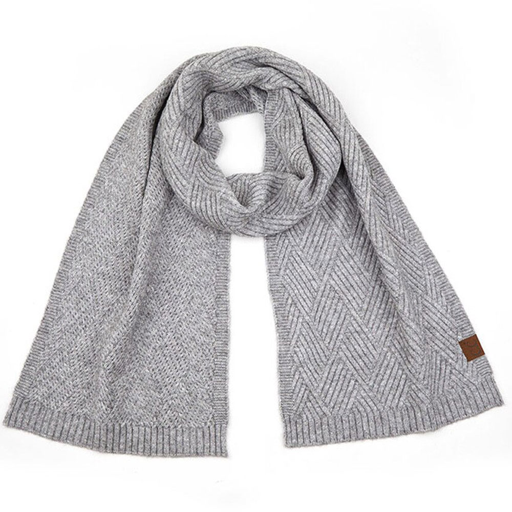 C.C Diagonal Stripes Criss Cross Pattern Scarf