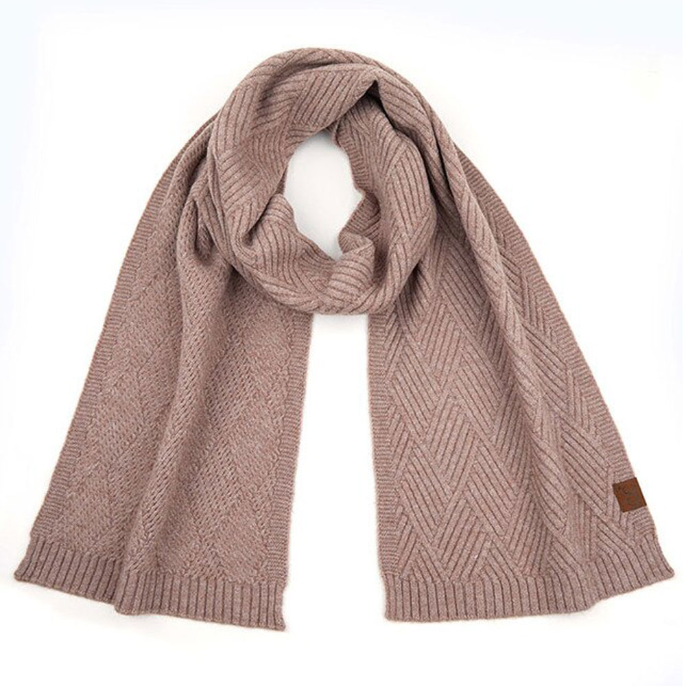 C.C Diagonal Stripes Criss Cross Pattern Scarf