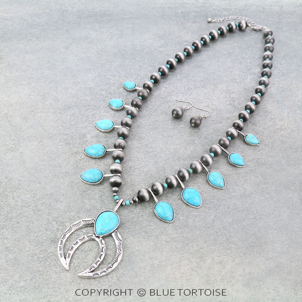 Western Squash Blossom Necklace Set