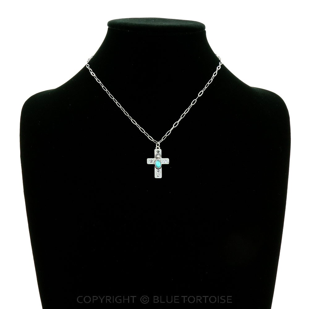 Western Cross Casting Necklace - Image 2