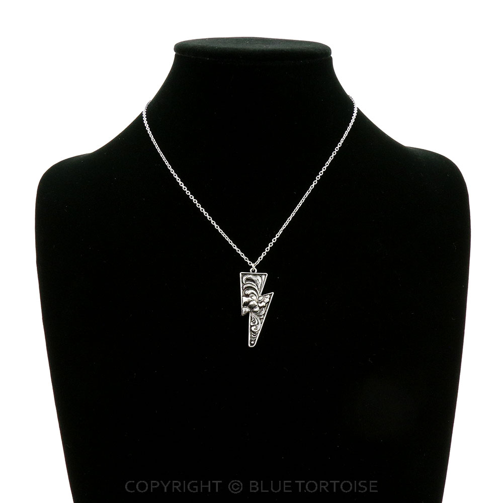 Flower Casting Lightning Necklace - Image 2