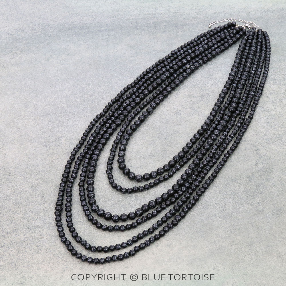 6 Row Bead Necklace