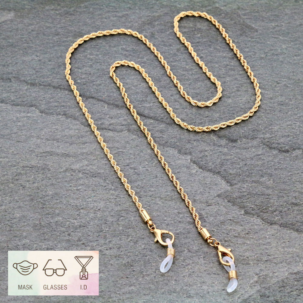 28" Chain ID Card and Glass Holder Strap
