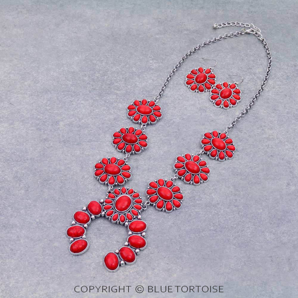 Squash Blossom Necklace Set