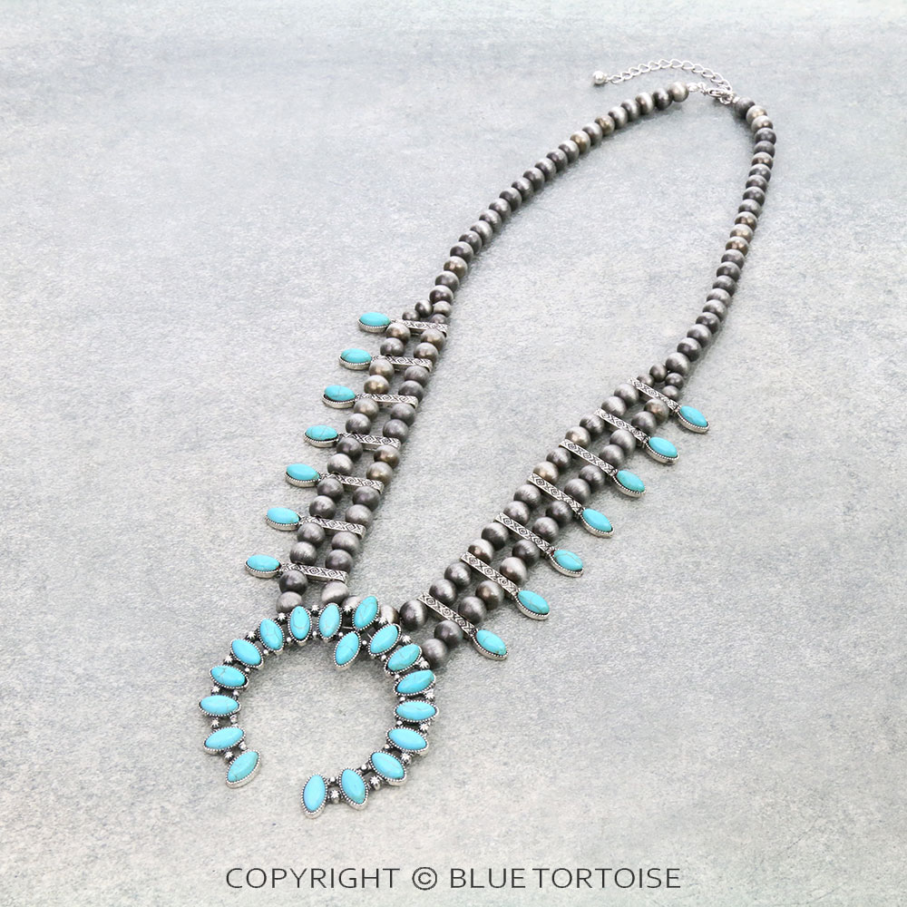 Western Squash Blossom Necklace Set