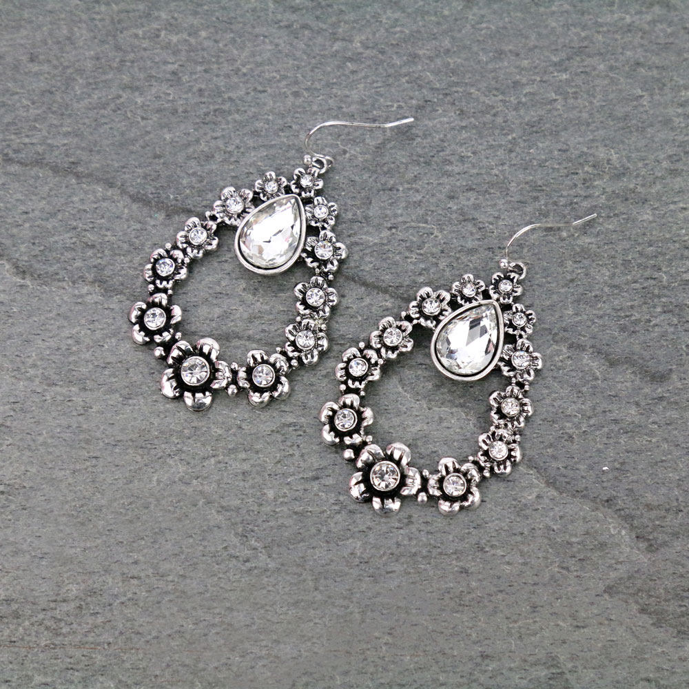 Casting Teardrop Dangle Earrings