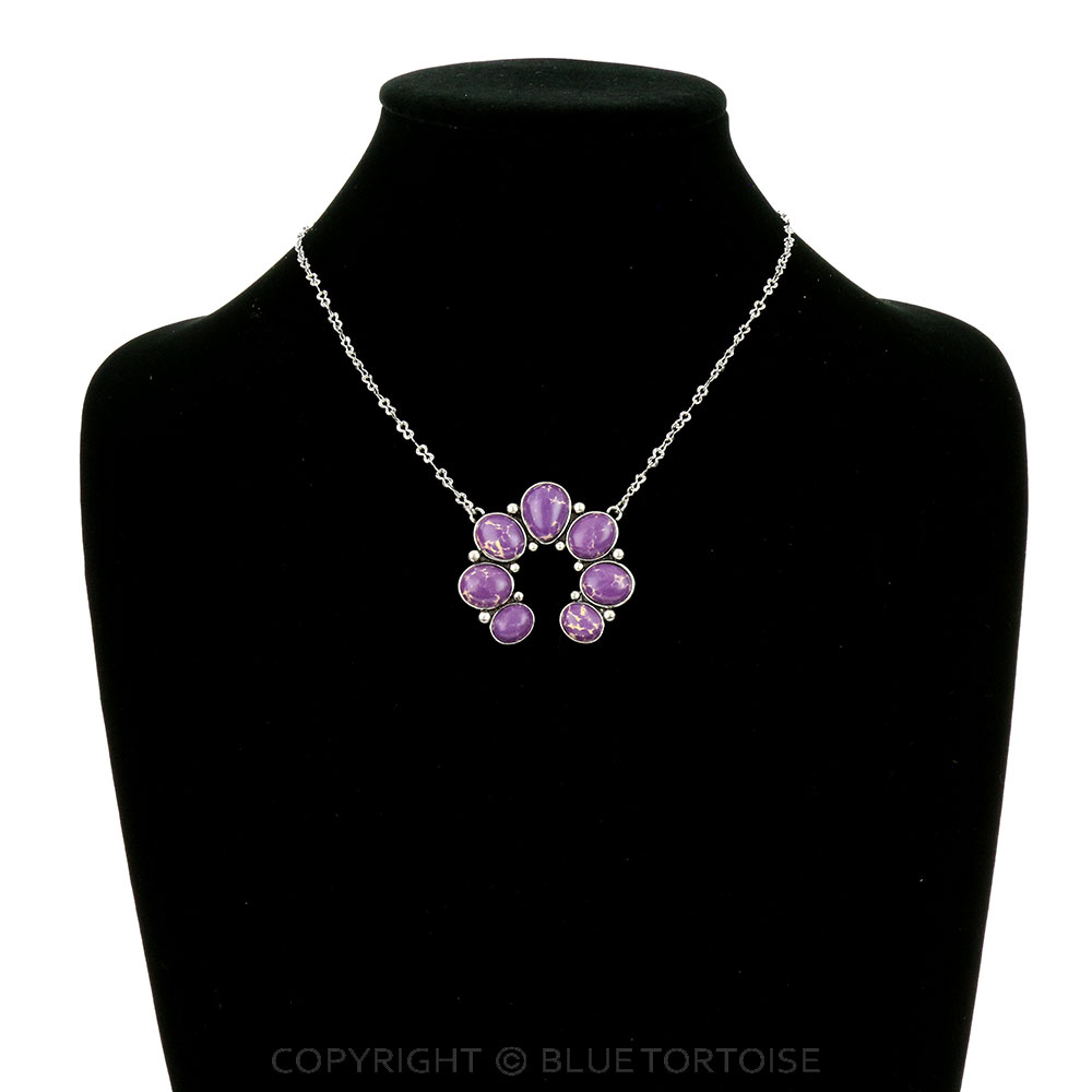 Squash Blossom Chain Necklace - Image 2