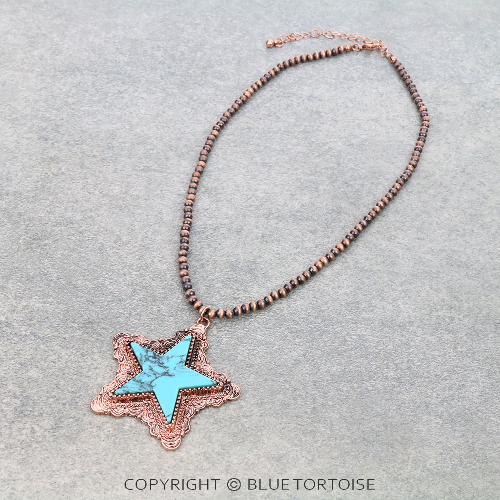 Star Stone Pendant Necklace