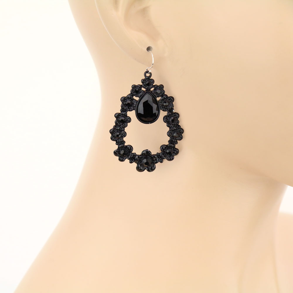 Casting Teardrop Dangle Earrings - Image 2