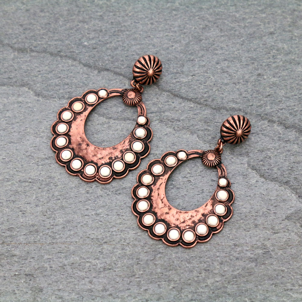 Western Design Stud Earrings