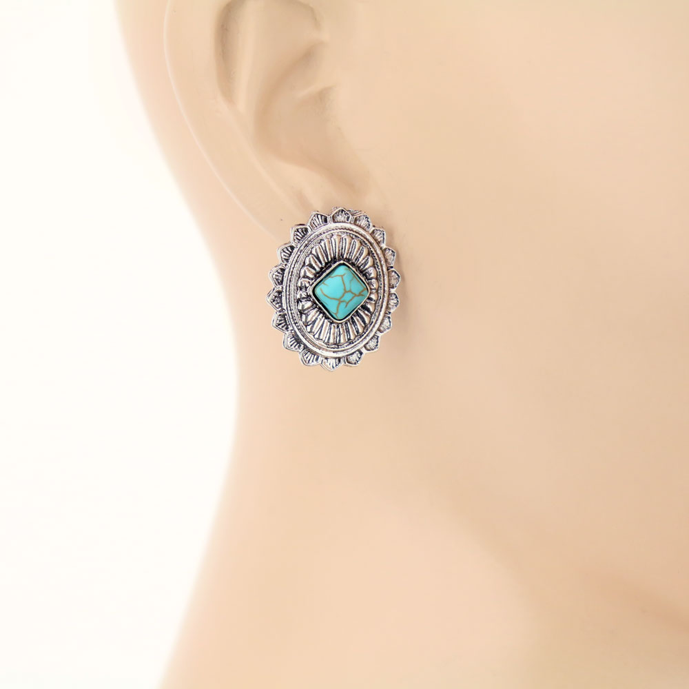 3 Pair Western Style Earring Set - Image 2