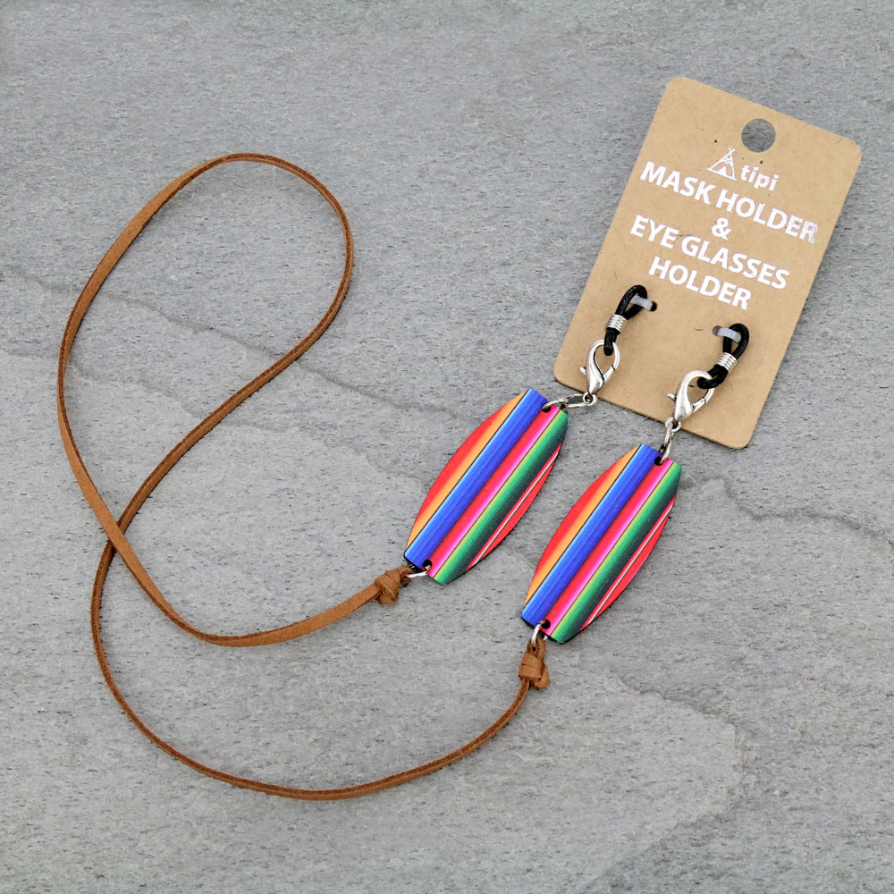 Western Serape Eye/Face Mask Holder
