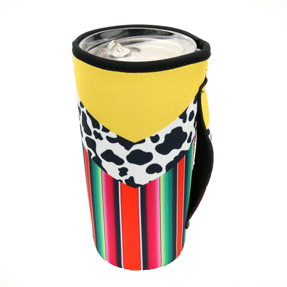Cow Serape Tumbler Drink Sleeve/Cooler