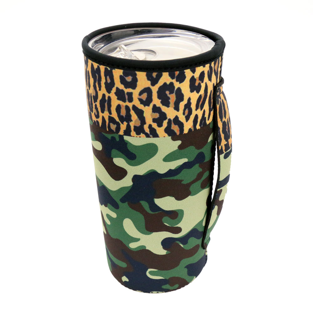 Leopard Camouflage Tumbler Drink Sleeve/Cooler