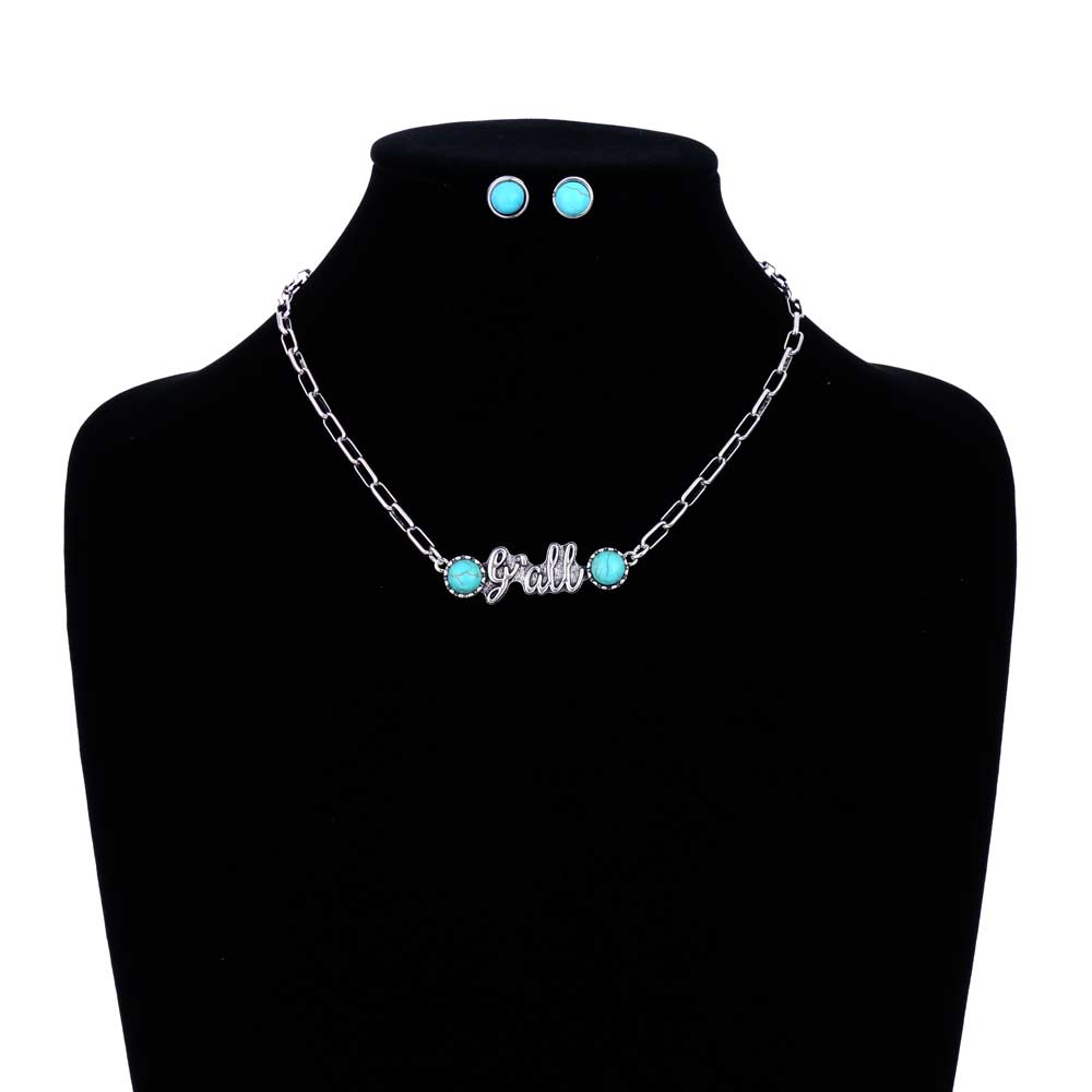 Western "Y'all" TQ Necklace Set - Image 2