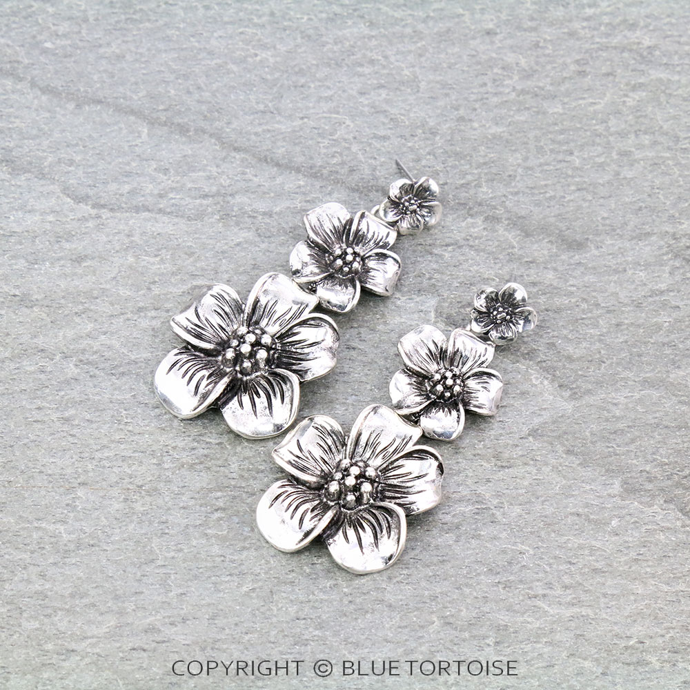 Flower Drop Earrings