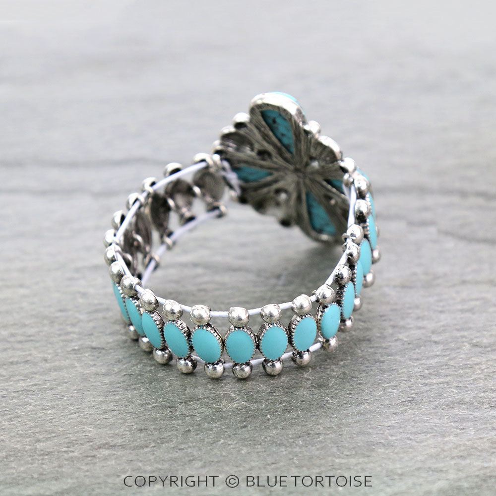 Western Design Stone Stretch Bracelet - Image 3