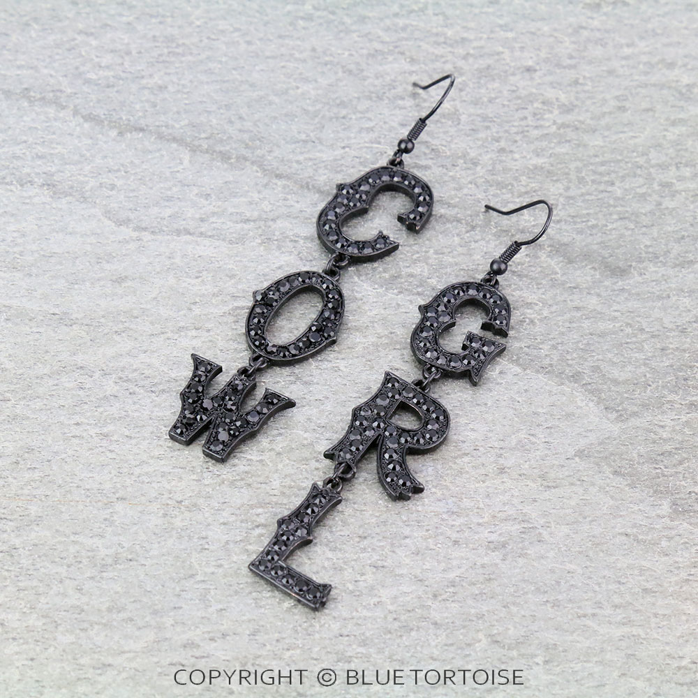 "COWGRL" Stone Dangle Earrings
