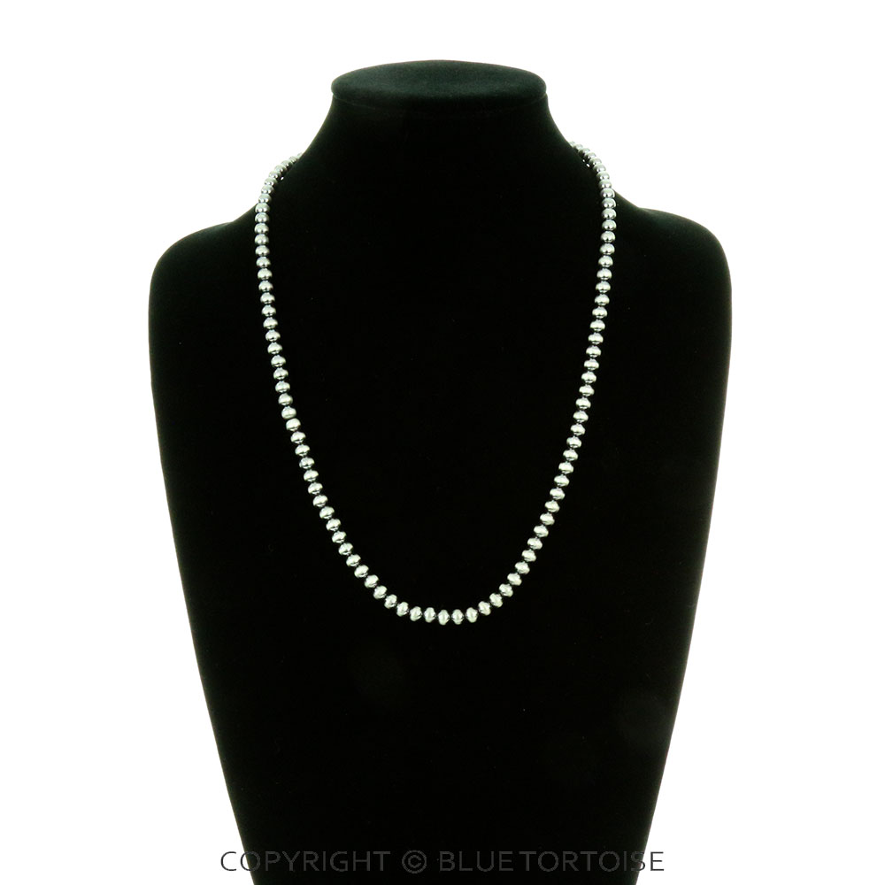 24" Navajo Style Pearl Necklace - Image 2