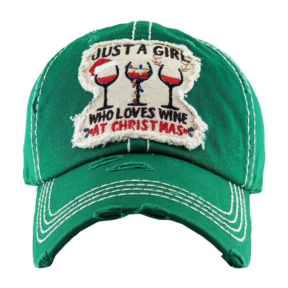 "AT CHRISTMAS" Washed Vintage Ball Cap