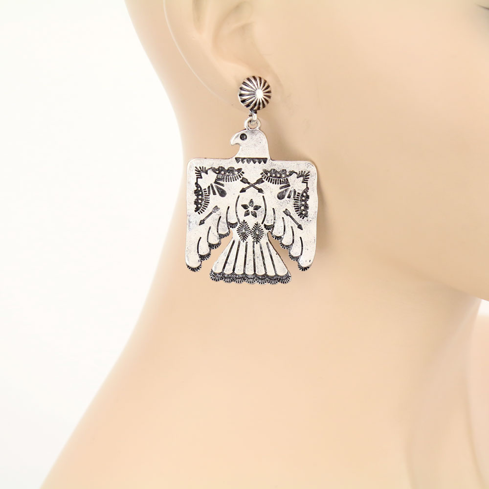 Western Thunderbird Stud Earrings - Image 2