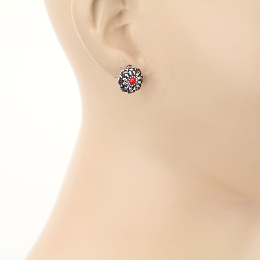 3 Pair Western Turquoise Earring Set - Image 3