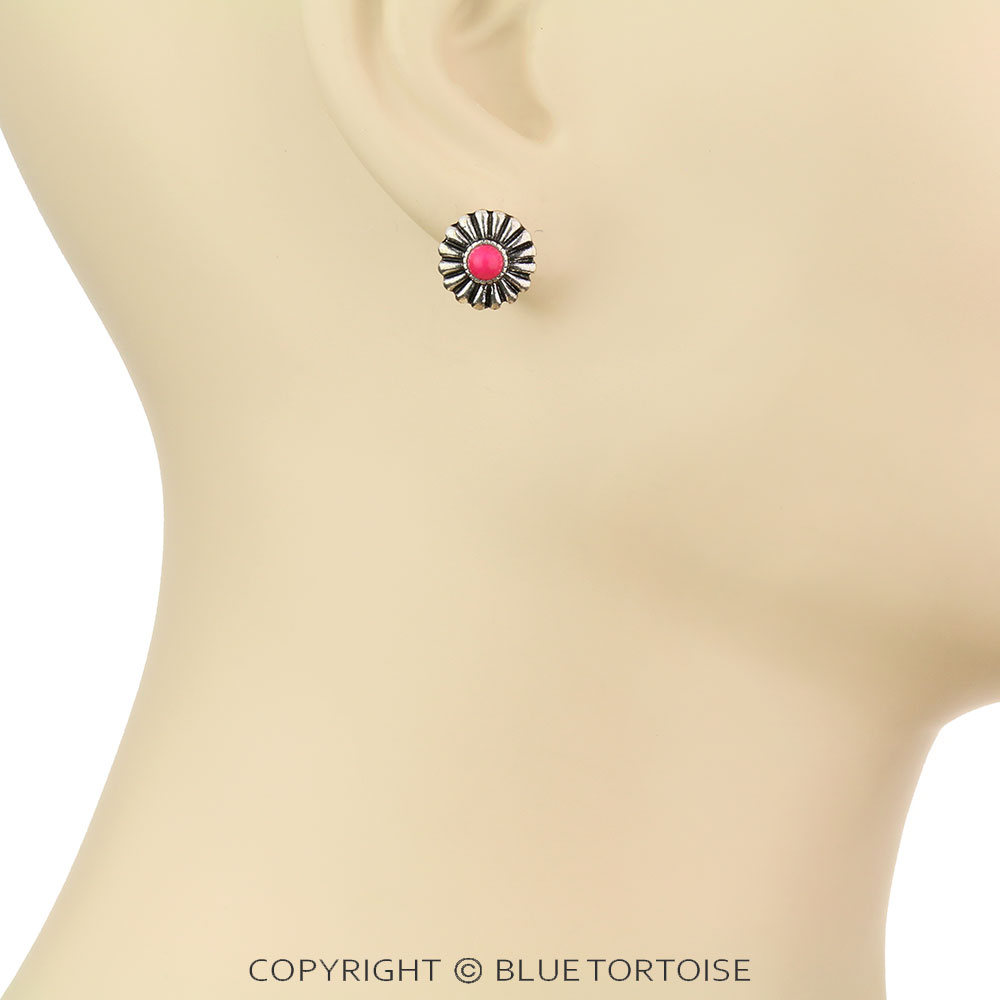 6 Pair Western Design Stud Earring Set - Image 3