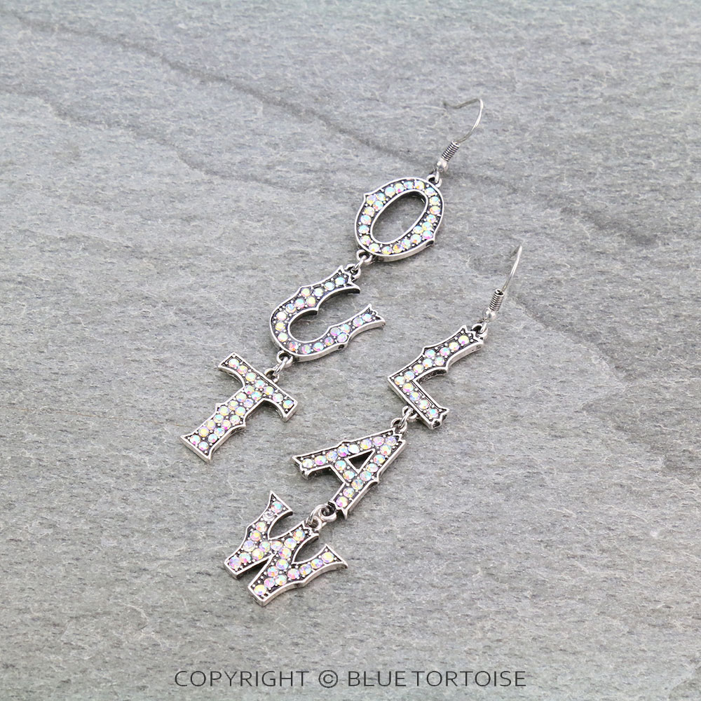 "OUTLAW" Stone Dangle Earrings