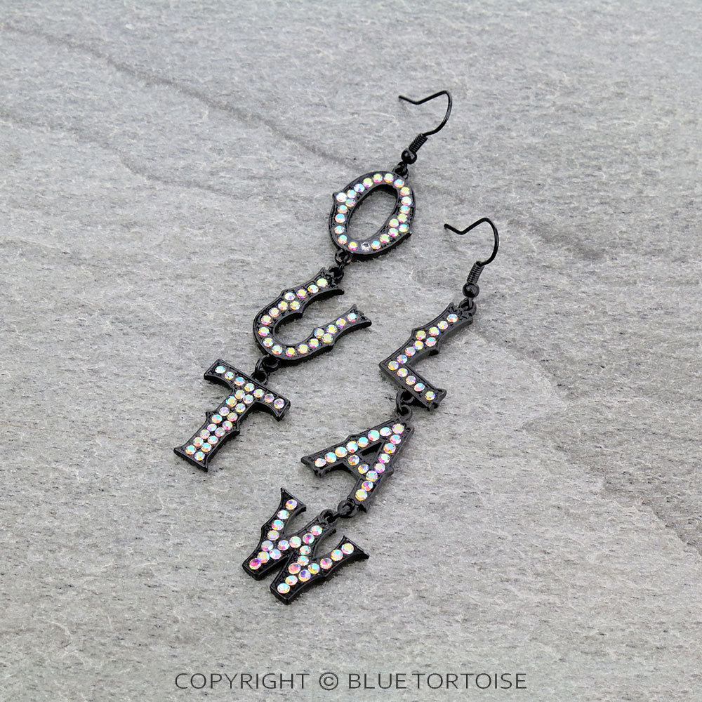 "OUTLAW" Stone Dangle Earrings