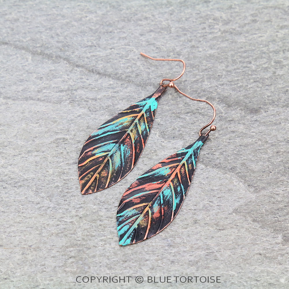 Leaf Dangle Earrings