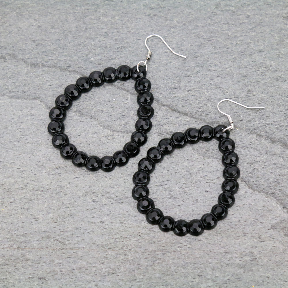 Tear Drop Fish Hook Earrings