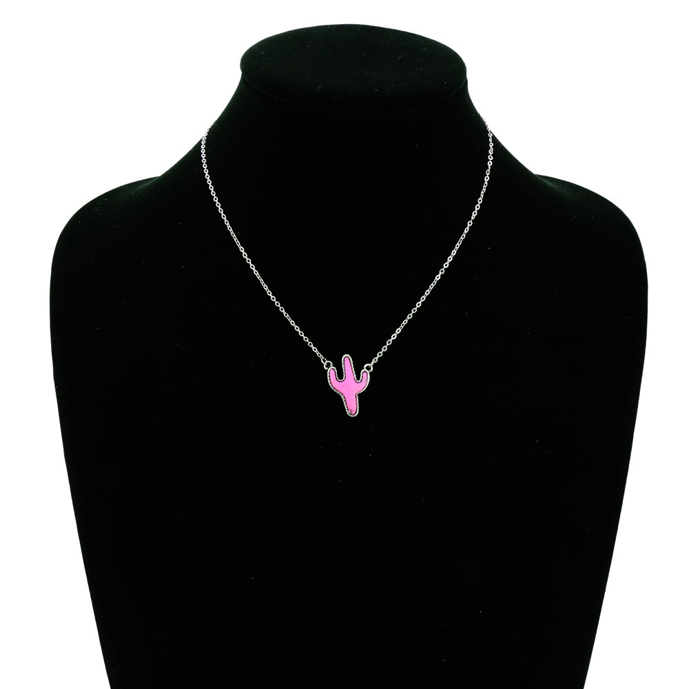 Cactus Pendant Necklace - Image 2