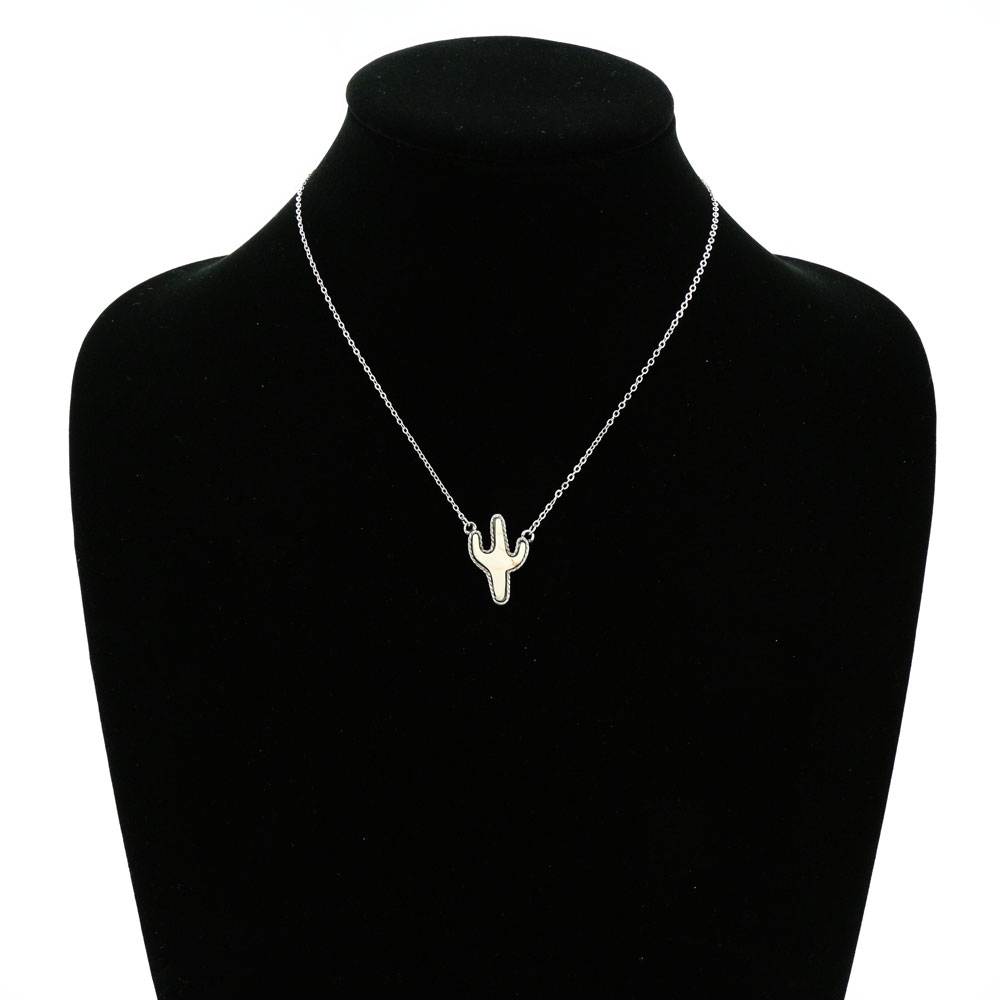 Cactus Pendant Necklace - Image 2