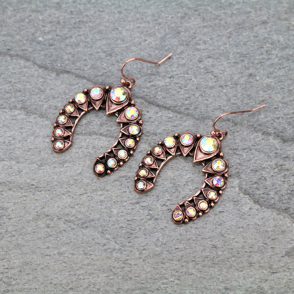 Squash Blossom Dangle Earrings