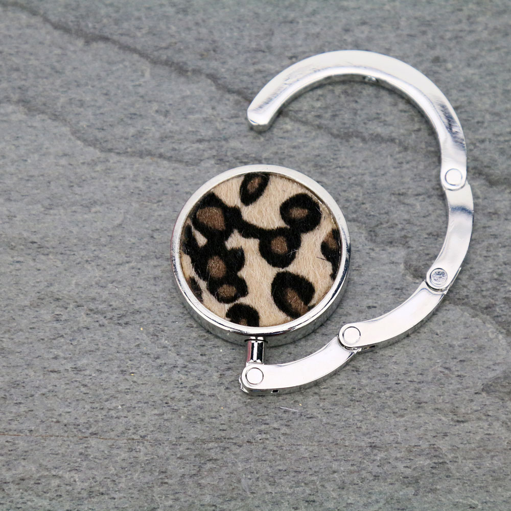 Leopard Foldable Handbag Holder - Image 2
