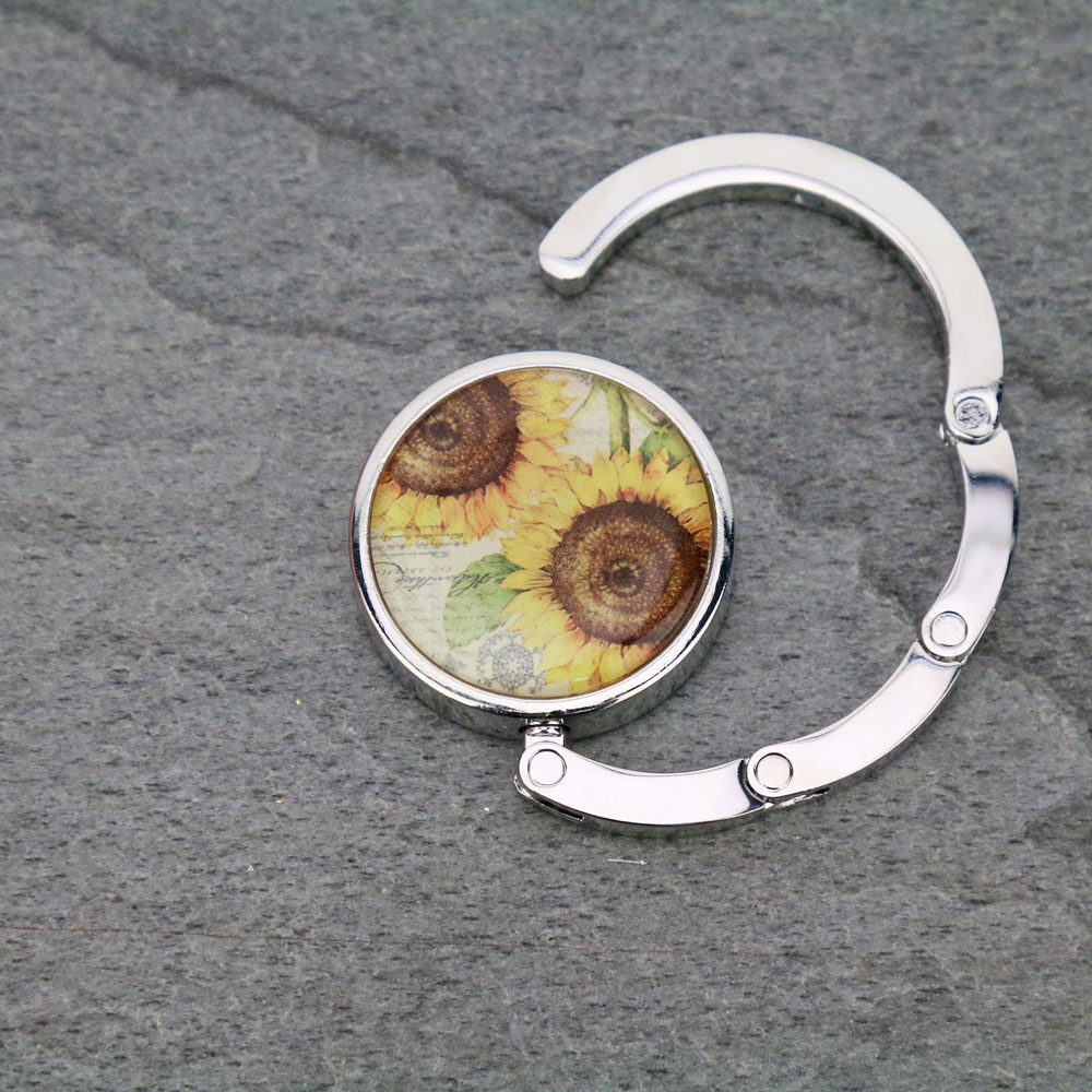 Sunflower Foldable Handbag Holder - Image 2