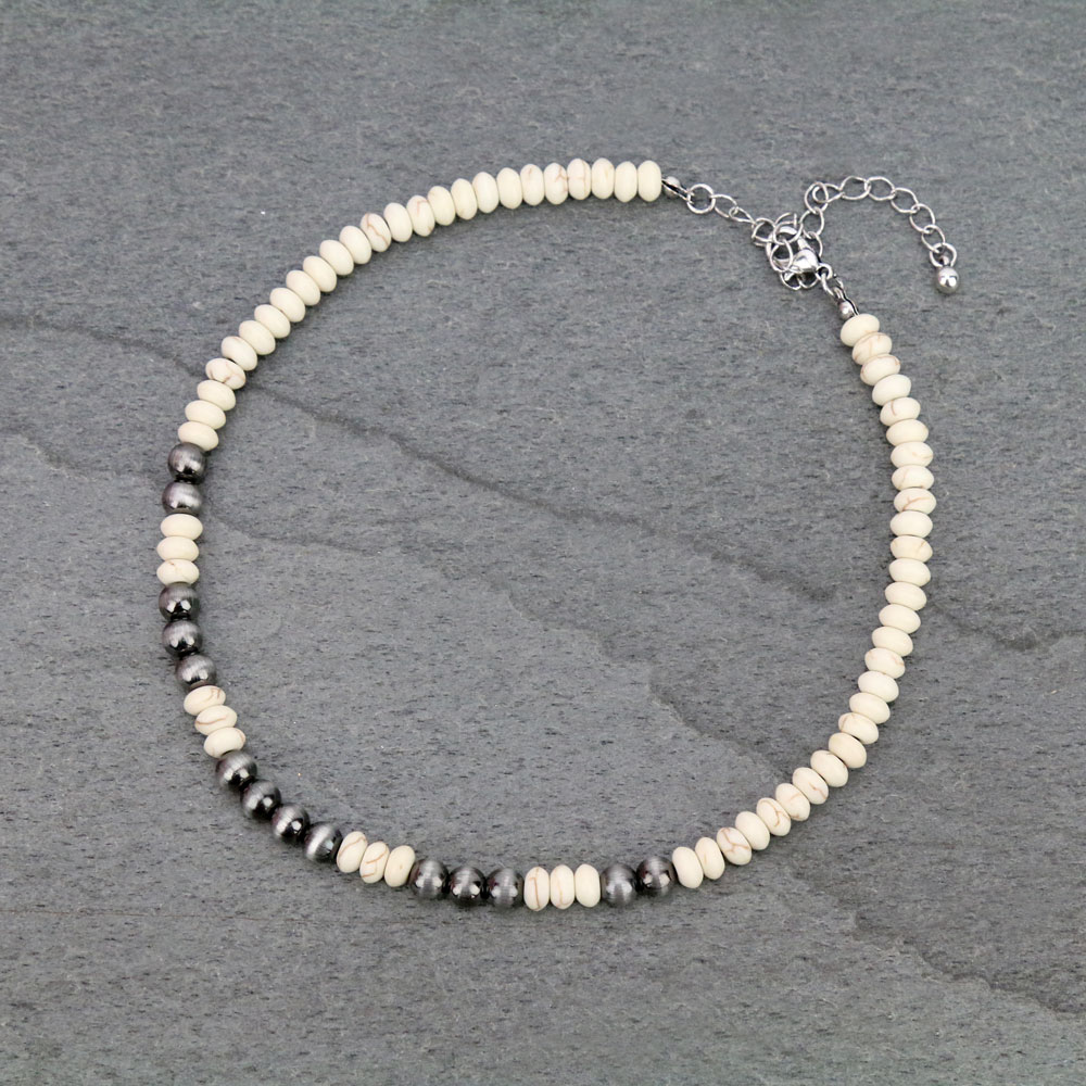 Semi Beads Choker Necklace