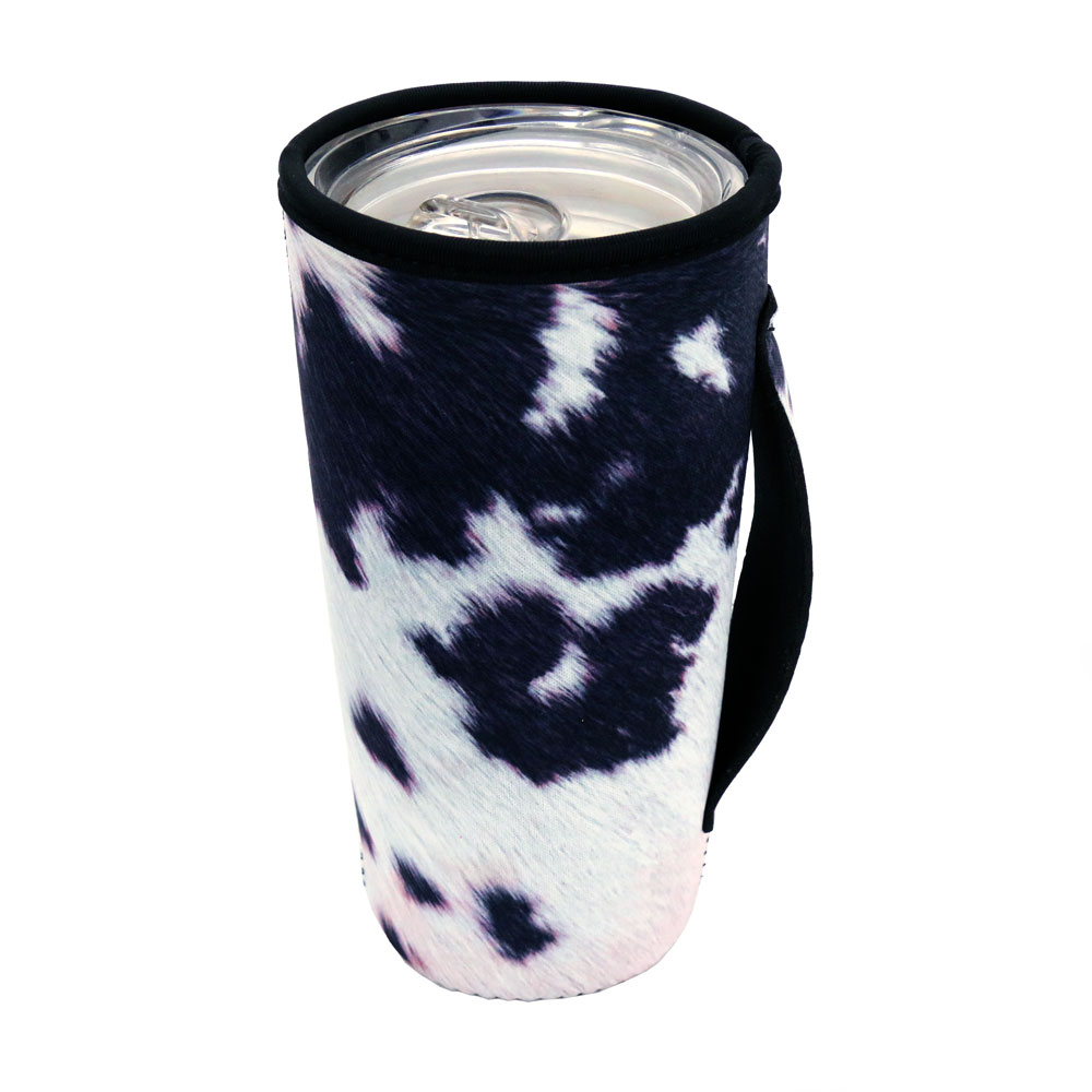 Natural Fur Printed Tumbler Drink Sleeve/Cooler