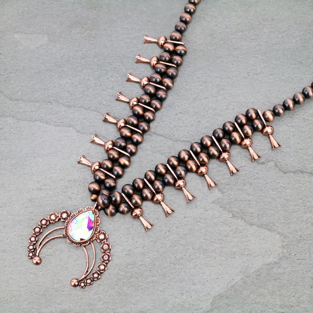 Western Squash Blossom Necklace