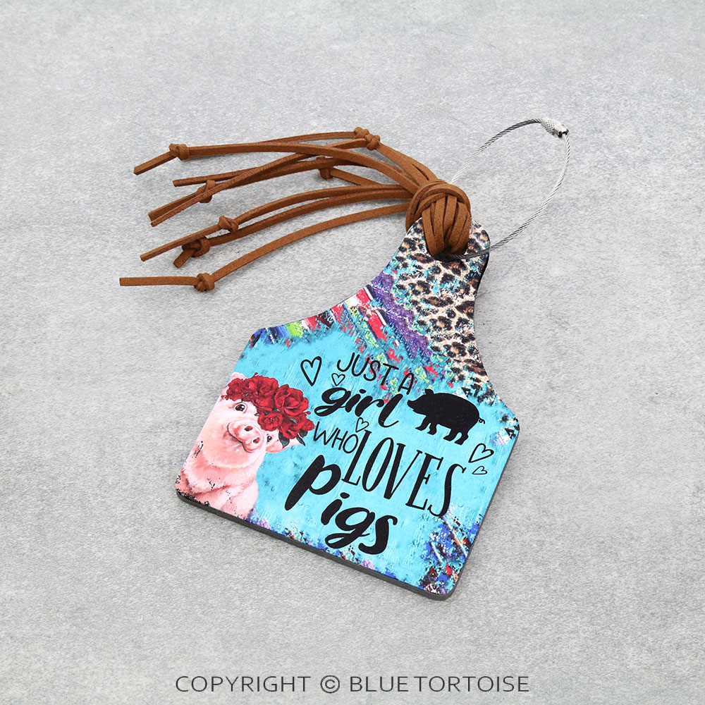 Western Farm Animal Cattle Tag Luggage Tag