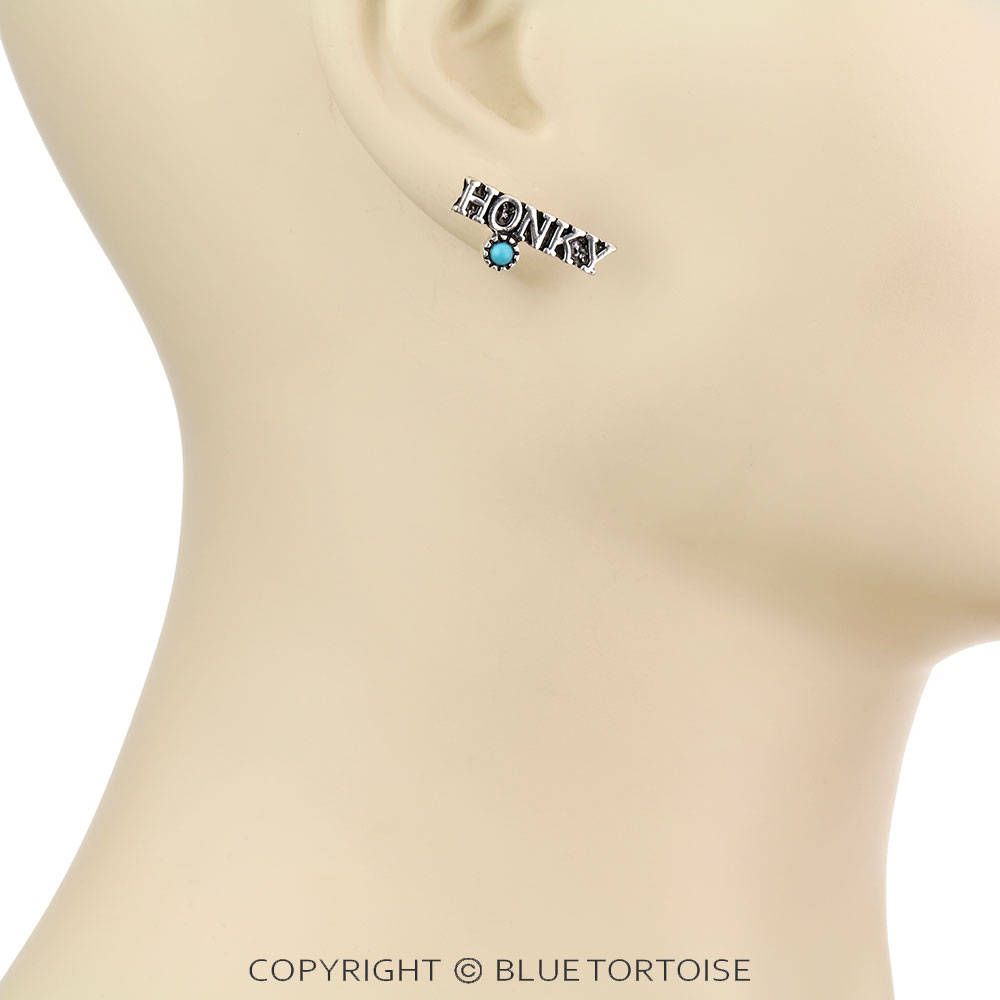 "HONKY TONKY" TQ Stud Earrings - Image 2