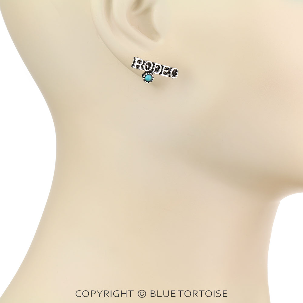 "RODEO QUEEN" TQ Stud Earrings - Image 2
