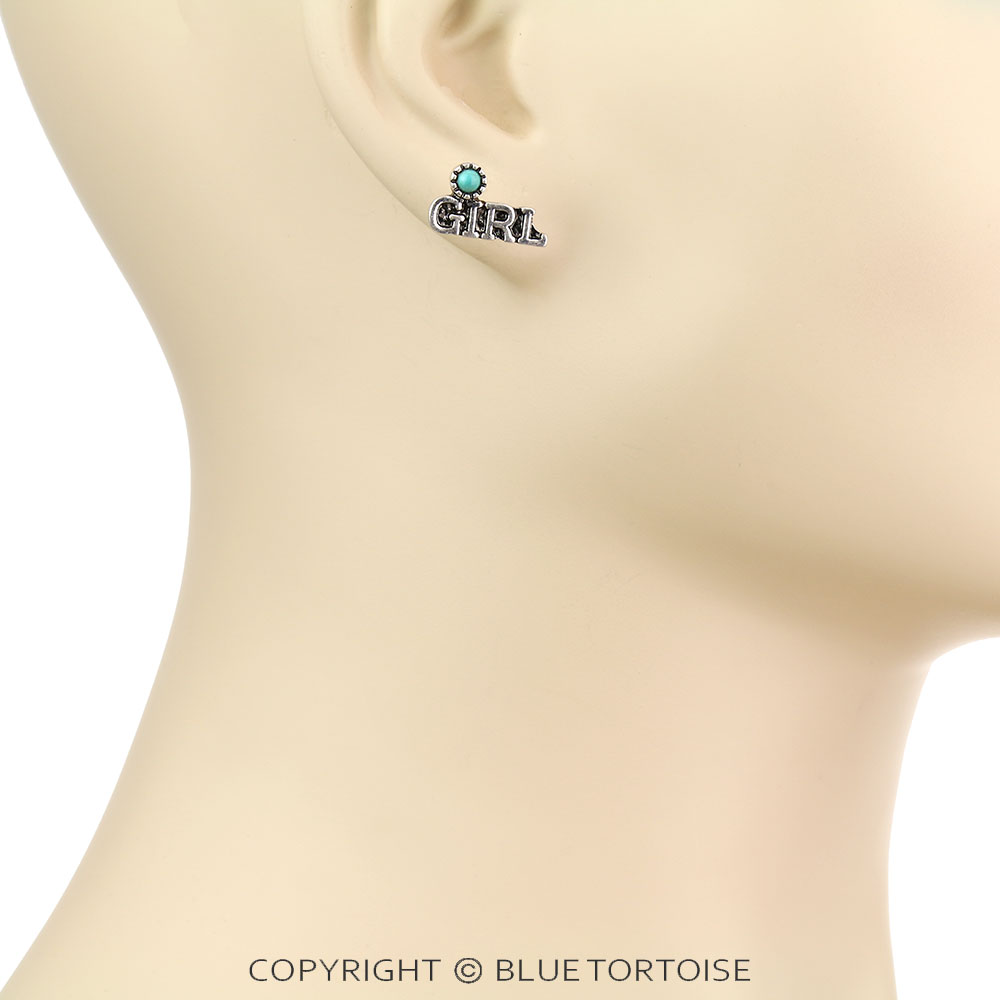 "COW GIRL" TQ Stud Earrings - Image 3