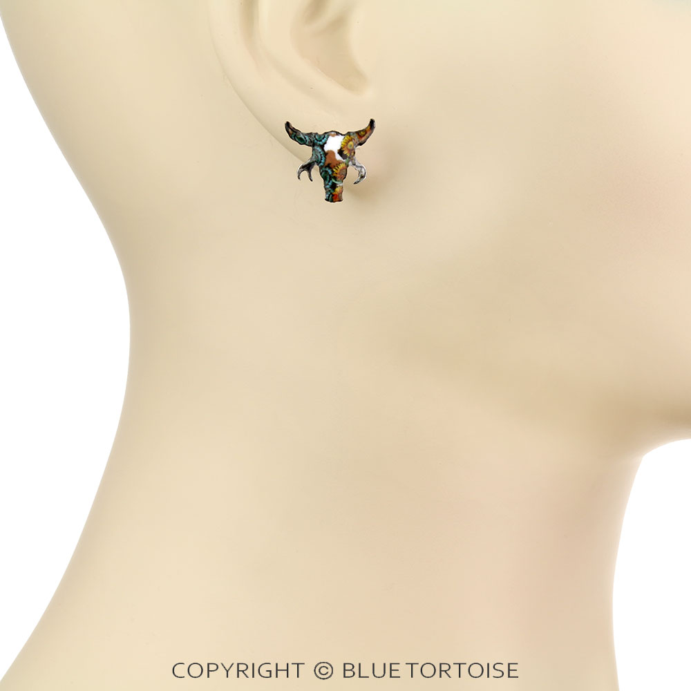 3 Pair Western Theme Earring Set - Image 2