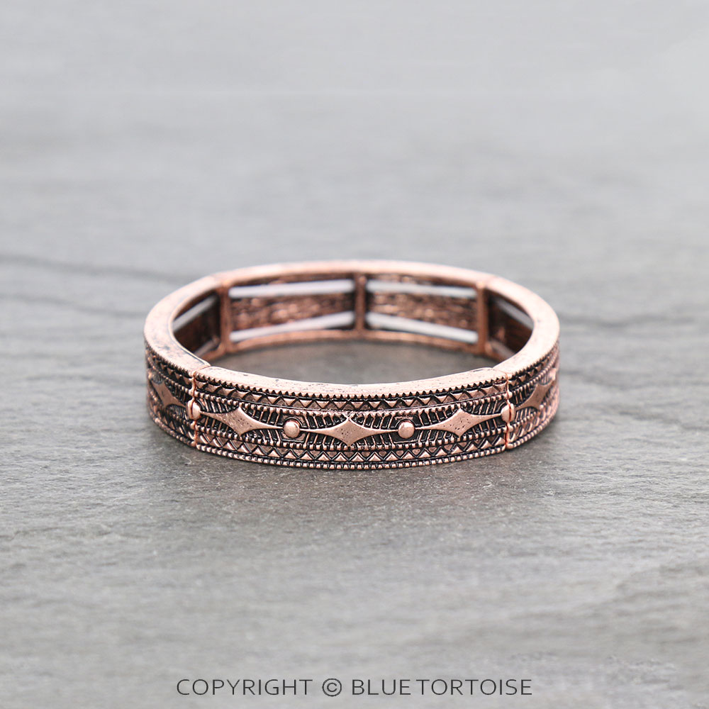 Western Texture Stretch Bracelet