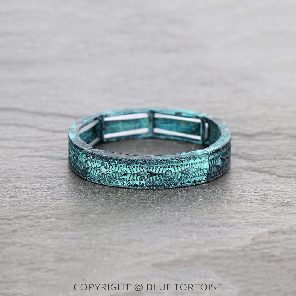 Western Texture Stretch Bracelet