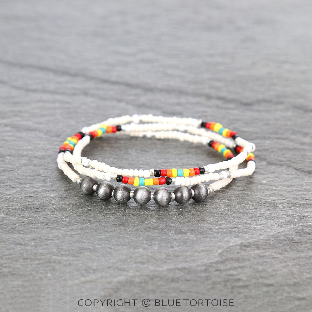 Western Seed Bead Stackable Bracelets