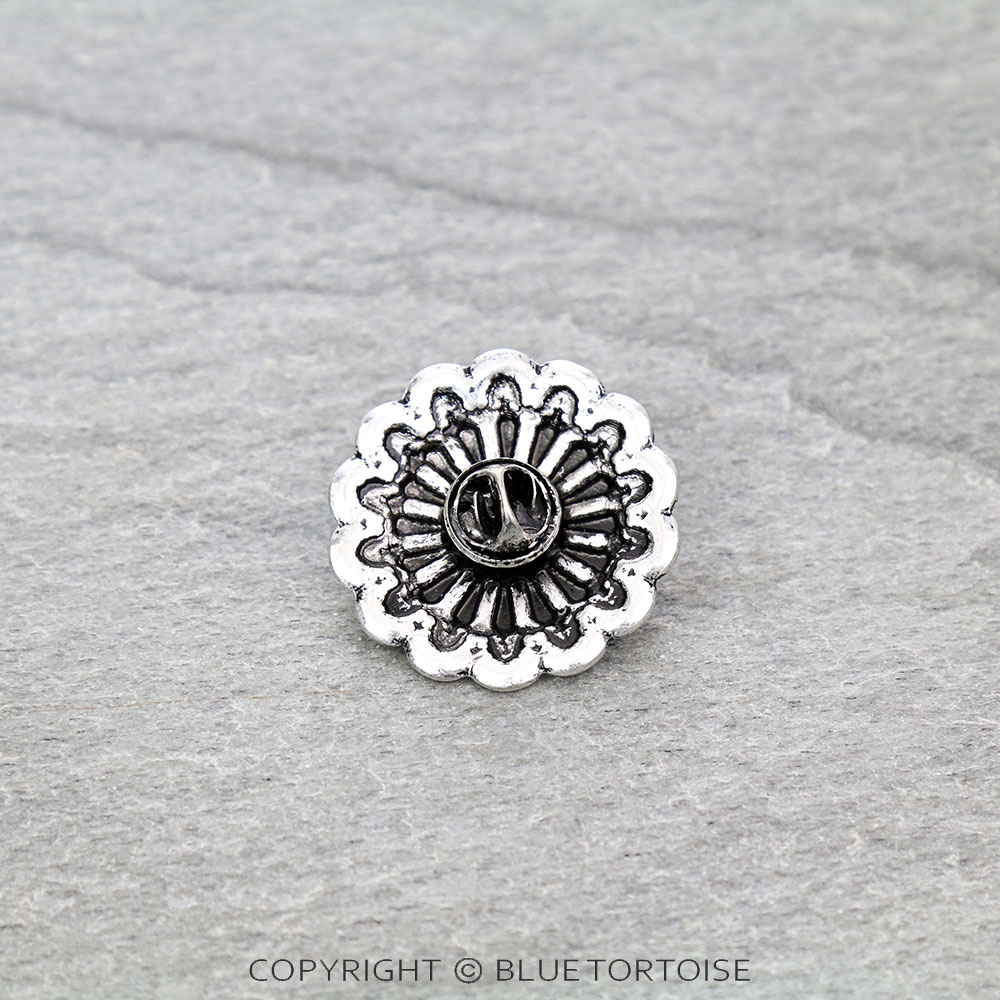 1.4" Concho Casting Hat Badge - Image 3